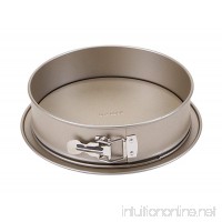 Art and Cook Carbon Spring Form Cake Pan with Stainless Steel Lock  9.5"  Champagne - B01FW5G90C